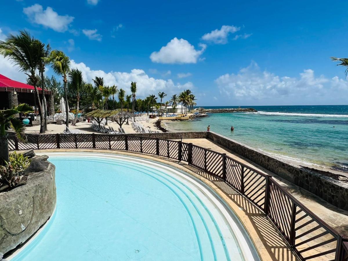 Studio Vue Mer Piscine Plage Kaz Punch Manganao Chez Julie Saint-Francois  Exterior photo
