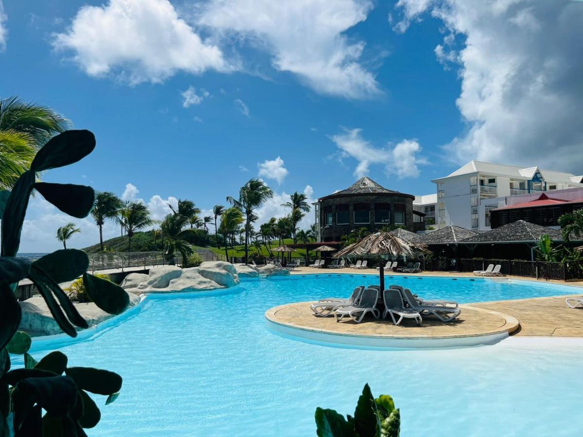 Studio Vue Mer Piscine Plage Kaz Punch Manganao Chez Julie Saint-Francois  Exterior photo